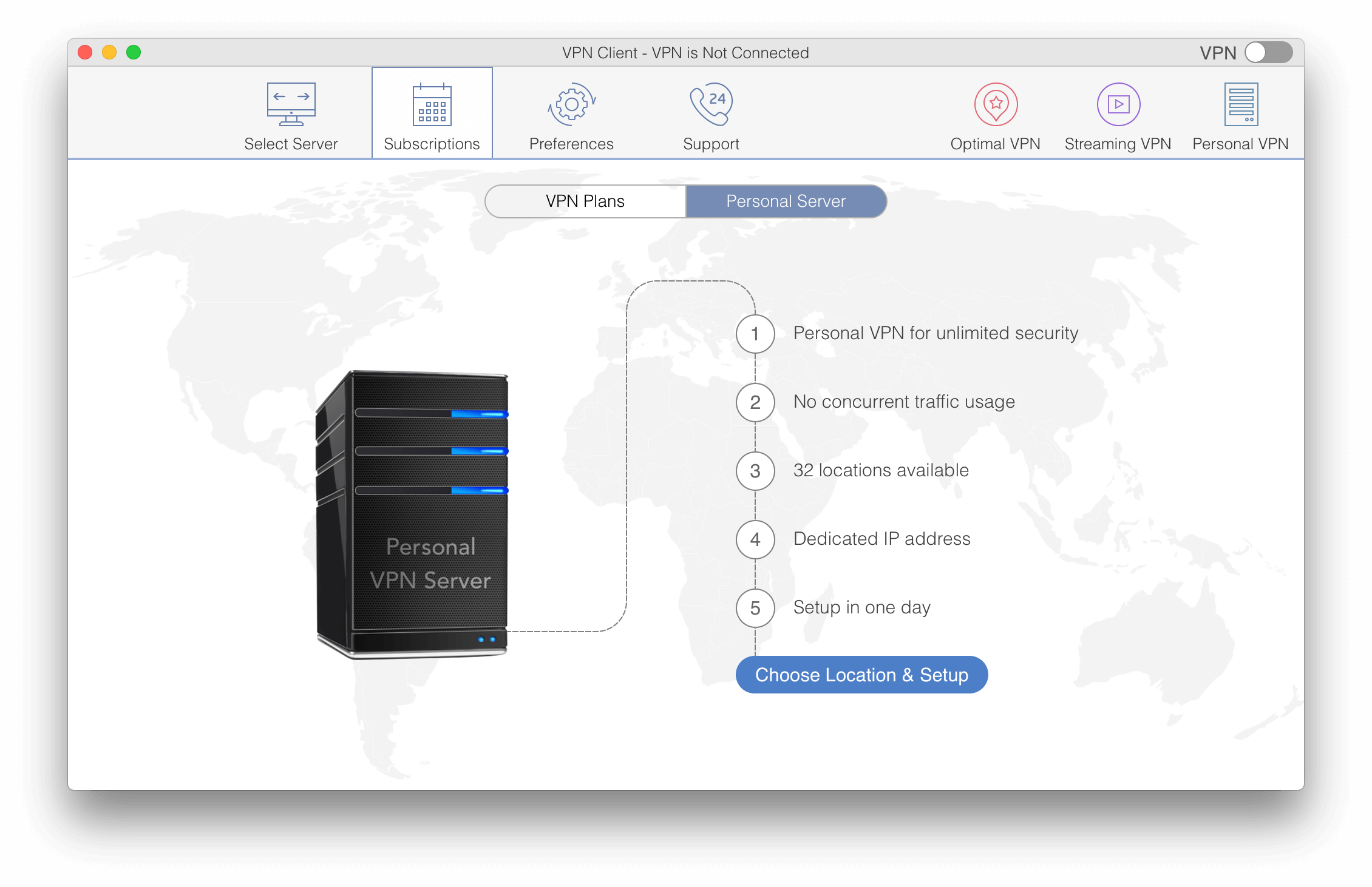 global vpn client mac