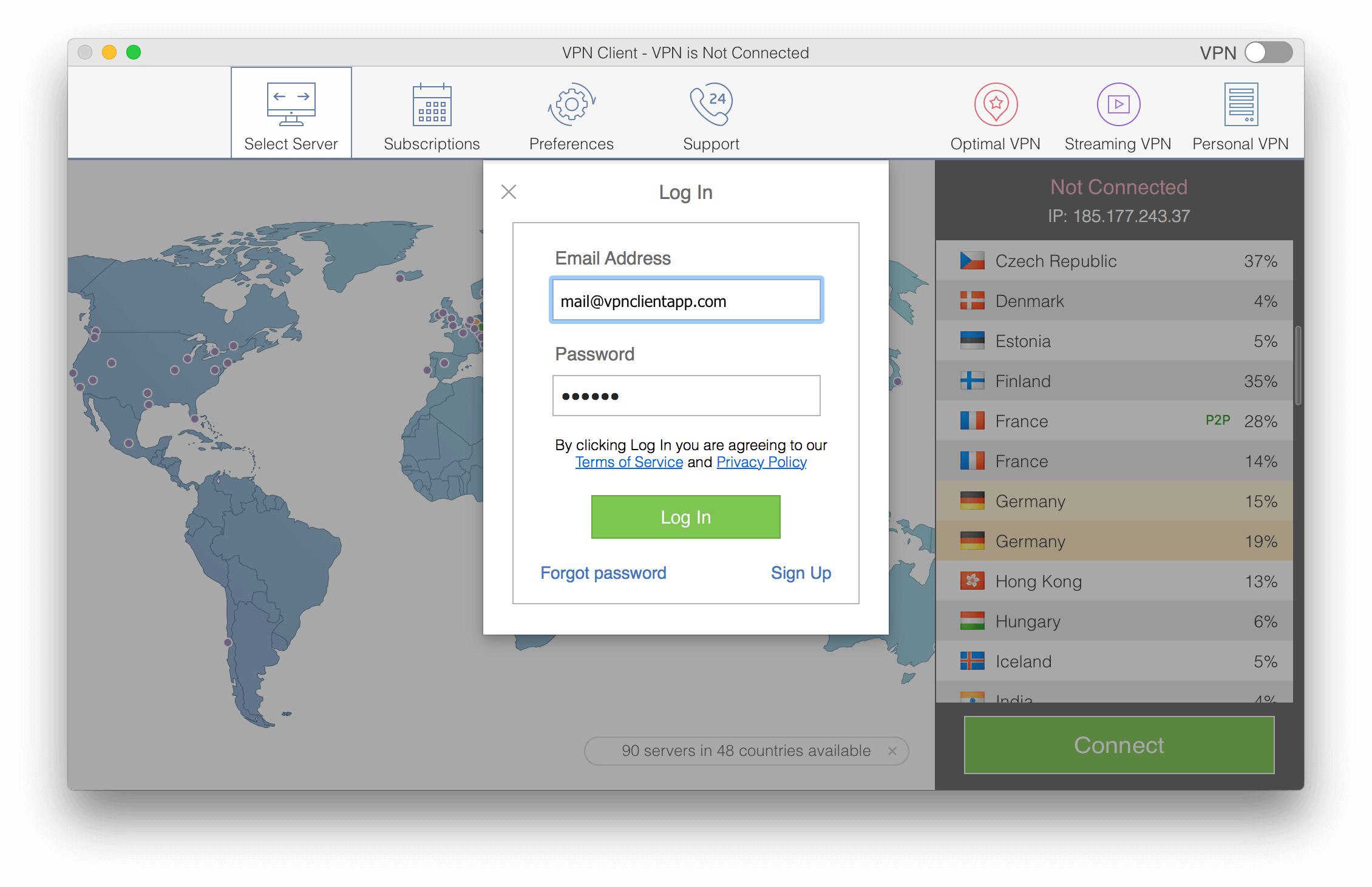 Get started with VPN Client